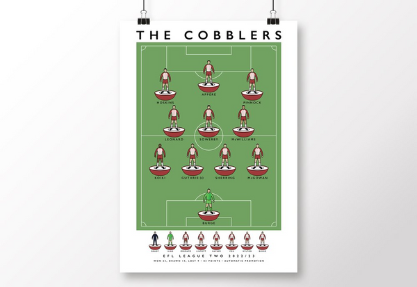 Northampton Town - The Cobblers 2022/23 Poster