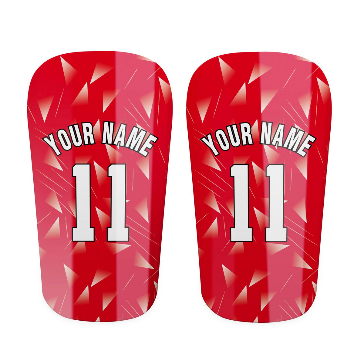 Liverpool Shin Pads 1988/91 Home Kick Off Merchants