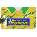 Norwich City Luggage Label - 1992