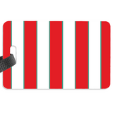 Red & white (Green) Luggage Label