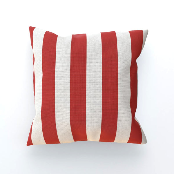 Red & White Cushion