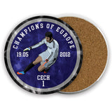 Champions of Europe Ceramic Beer Mats - 2012