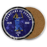 Champions of Europe Ceramic Beer Mats - 2012