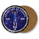 Champions of Europe Ceramic Beer Mats - 2012