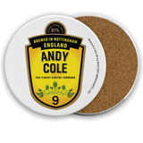 Newcastle Ceramic Beer Mats - Legends