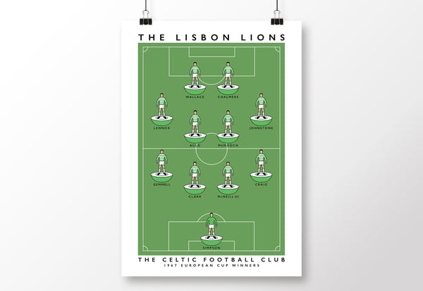 Celtic Lisbon Lions Poster