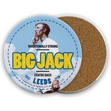 Leeds United Ceramic Beer Mats - Legends