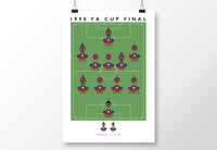 Crystal Palace 1990 FA Cup Final Poster