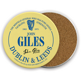 Leeds United Ceramic Beer Mats - Legends