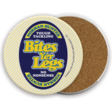 Leeds United Ceramic Beer Mats - Legends