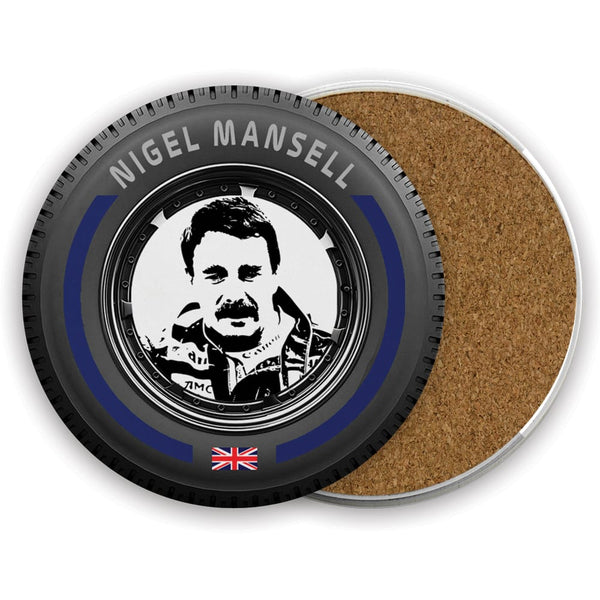 Nigel Mansell Ceramic Beer Mat