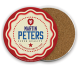England Ceramic Beer Mats - Boys of '66