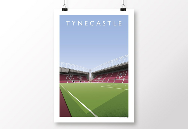 Tynecastle Georgie / Wheatfield Stand Poster
