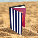 Navy & White Passport Cover