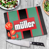 Aston Villa Glass Chopping Board - Away