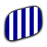 Royal Blue & White Car Sunshade