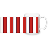Red & White (Blue) Mug