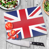 Union Jack Glass Chopping Board