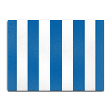 Blue & White Glass Chopping Board