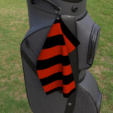 Red & Black Golf Towel