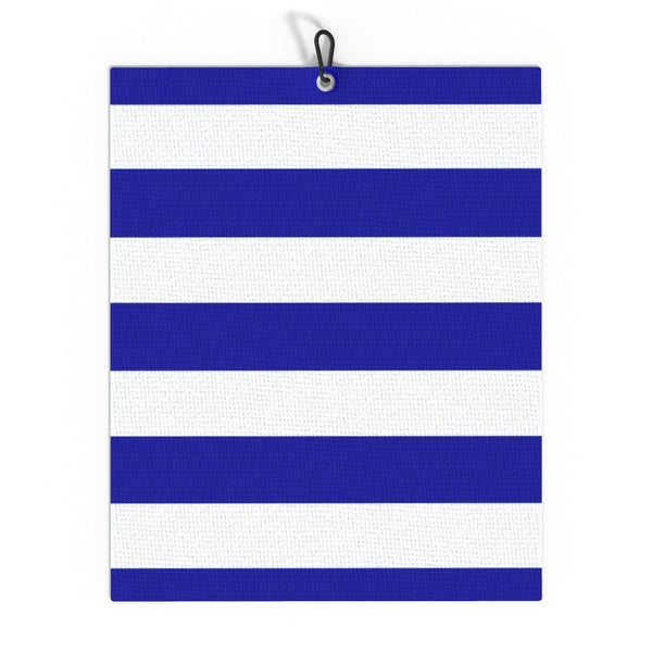 Royal Blue & White Golf Towel
