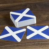 Scotland Beer Mats - Saltire / St Andrews Cross - Pack of 10