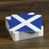 Scotland Beer Mats - Saltire / St Andrews Cross - Pack of 10