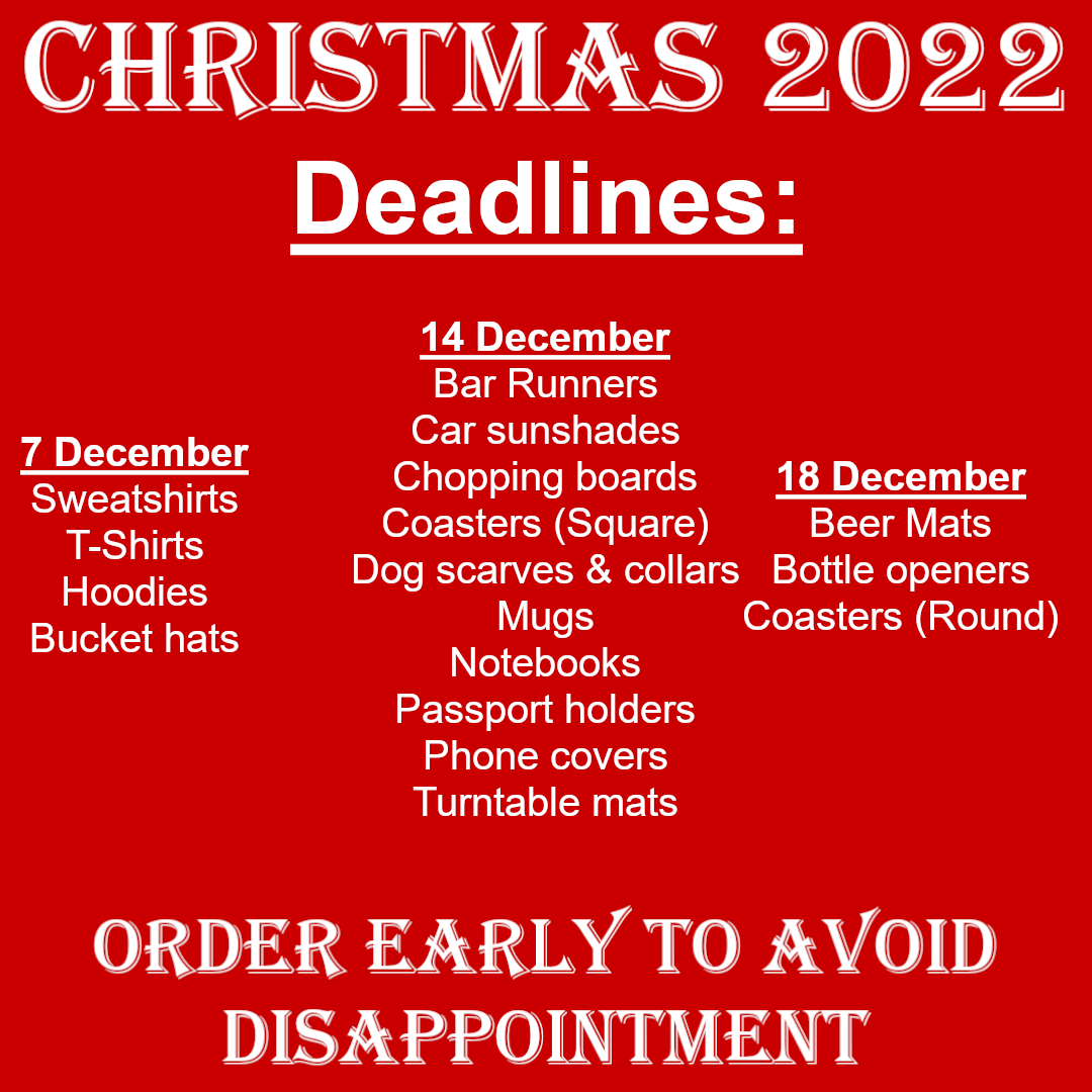 Christmas 2022 post deadlines – Kick Off Merchants