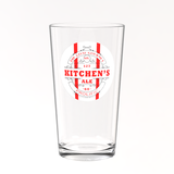 Leyton Orient Pint Glass - Peter Kitchen