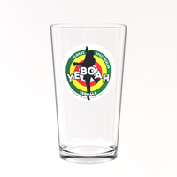 Leeds United Pint Glass - Tony Yeboah