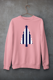 Christmas Tree Jumper -  Navy & White