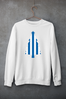 Christmas Tree Jumper -  Blue & White