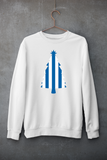 Christmas Tree Jumper -  Blue & White