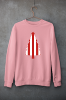 Christmas Tree Jumper -  Red & White