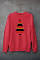 Watford Christmas Jumper - Red & Black & Gold (Pinstripes)