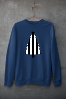 Christmas Tree Jumper - Black & White