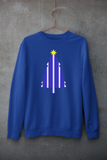 Leeds United Christmas Jumper - Blue & White & Yellow