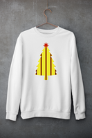 Watford Christmas Jumper - Yellow & Black & Red (Pinstripes)