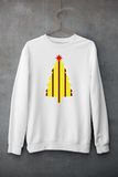 Watford Christmas Jumper - Yellow & Black & Red (Pinstripes)