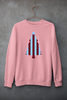 Christmas Tree Jumper -  Claret & Blue