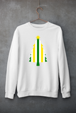 Celtic Christmas Jumper - Green, White & Yellow