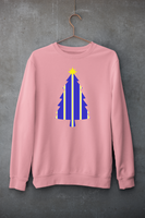 Leeds United Christmas Jumper - Blue & White & Yellow