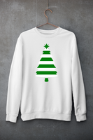 Christmas Tree Jumper -  Green & White