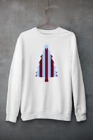 Christmas Tree Jumper -  Claret & Blue