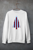 Christmas Tree Jumper -  Claret & Blue