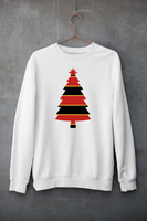 Watford Christmas Jumper - Red & Black & Gold (Pinstripes)