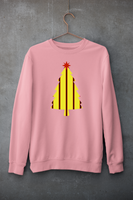 Watford Christmas Jumper - Yellow & Black & Red (Pinstripes)