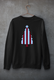 Christmas Tree Jumper -  Claret & Blue