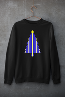 Leeds United Christmas Jumper - Blue & White & Yellow