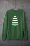 Christmas Tree Jumper -  Green & White